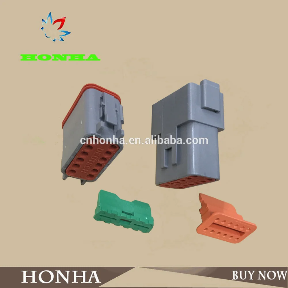 DT06 12S DT04 12P 12 контактов Штекерный гнездовой разъем в комплекте с Wedgelocks Terminals для