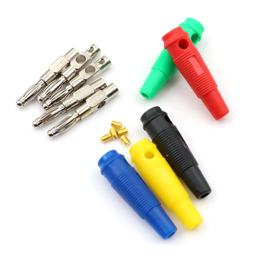 4 мм Штекерный винт с высоким током Без припоя Штабелируемый Разъем типа