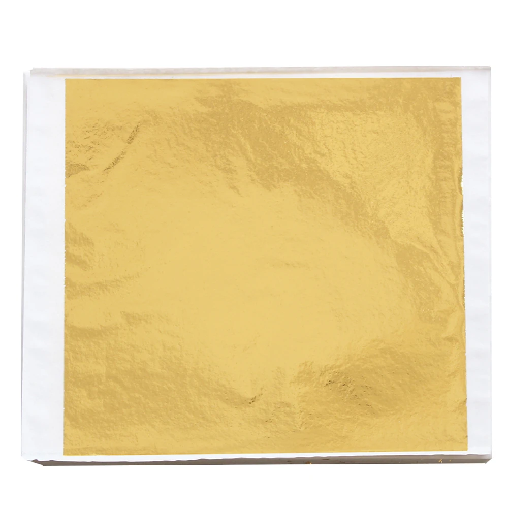 500 шт. Тайвань к блестящий имитация сусальное золото позолота цвет как 24 К