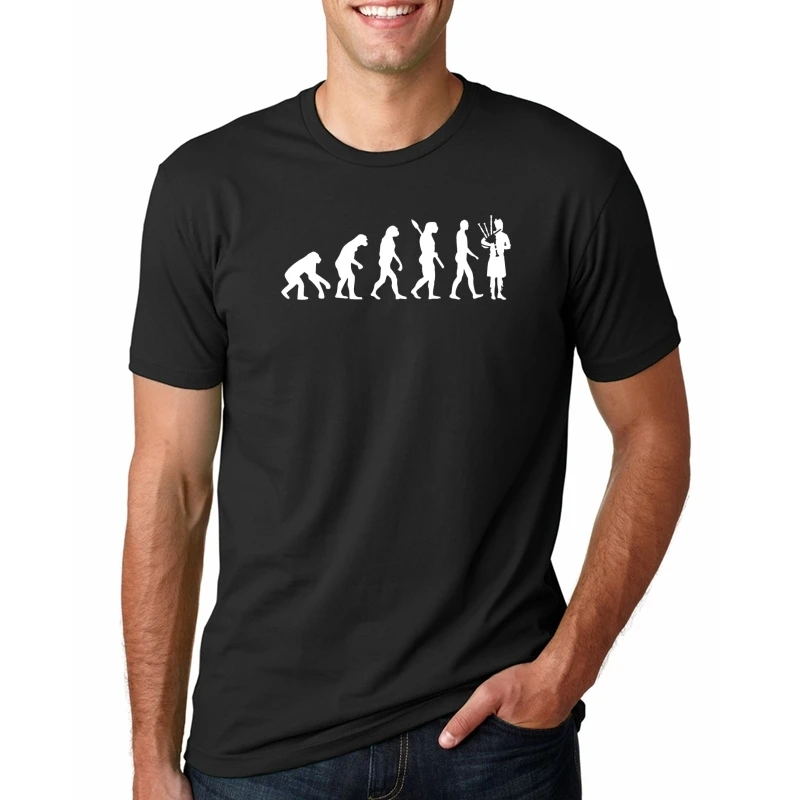 Evolution Bagpipe летние модные дизайнерские мужские топы футболка с короткими рукавами для мальчиков