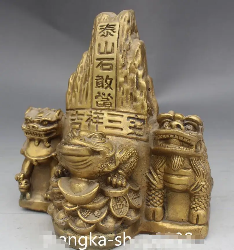 6 &quotКитайский FengShui BiXie для денег богатства собака фу дверь собаки статуя жабы