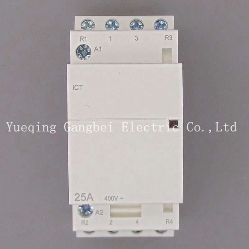 

ИКТ 4P 25A 2NO 2NC 220V/230V 50/60HZ Din-рейка ac контактор для дома