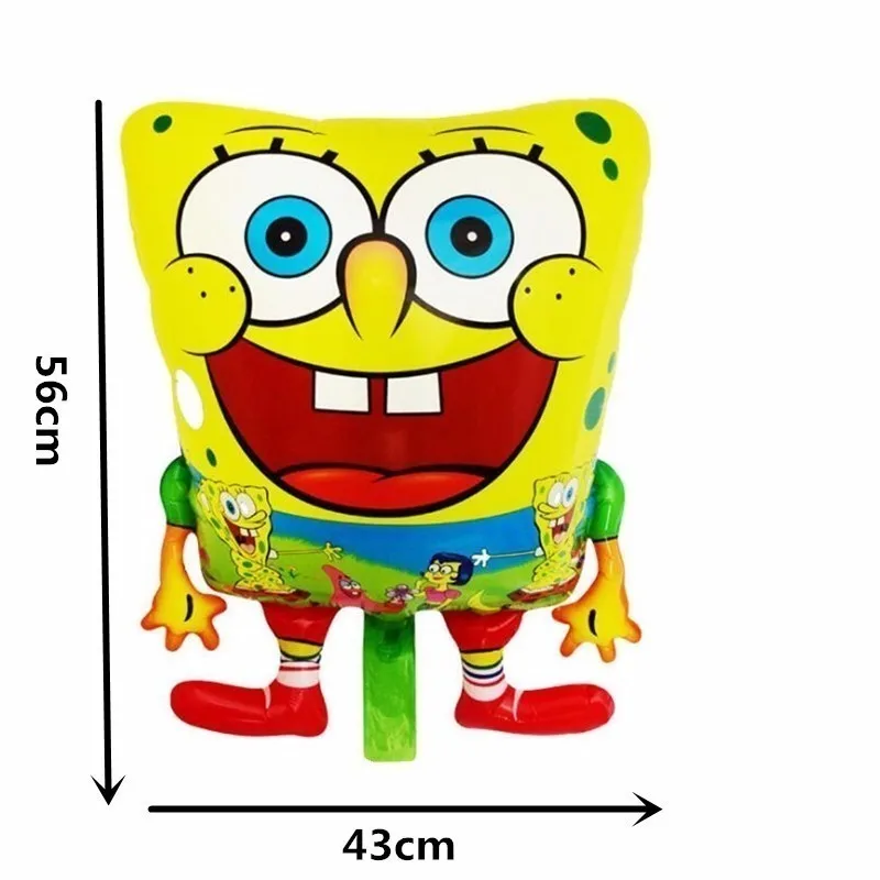 SpongeBob1 1 шт. Большой Человек-паук и Супер Крылья фольгированные шары супер герой День Рождения украшения Детские вечерние принадлежности игрушки для детей - Цвет: SpongeBob1