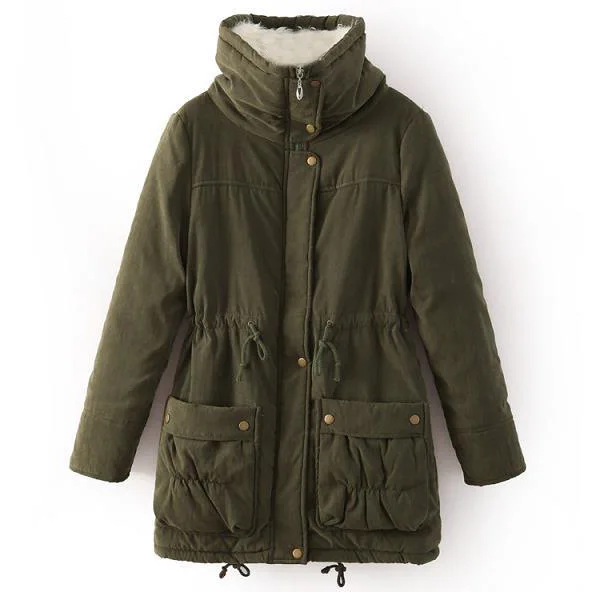 

2018 XXXL Plus Women Parkas Winter Warm Outer Wear Women Coats Fashion Slim Long Cotton Jackets Multicolor Wadded Jackets