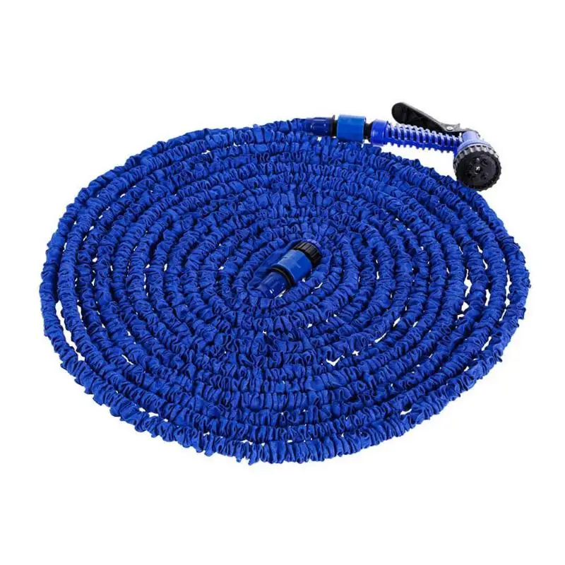175FT VODOOL 25/50/75/100/150/175 футов, набор для мытья автомобиля, очистка воды, распылитель, садовый гибкий Телескопический водяной шланг, поливочный пистолет - Цвет: 175FT