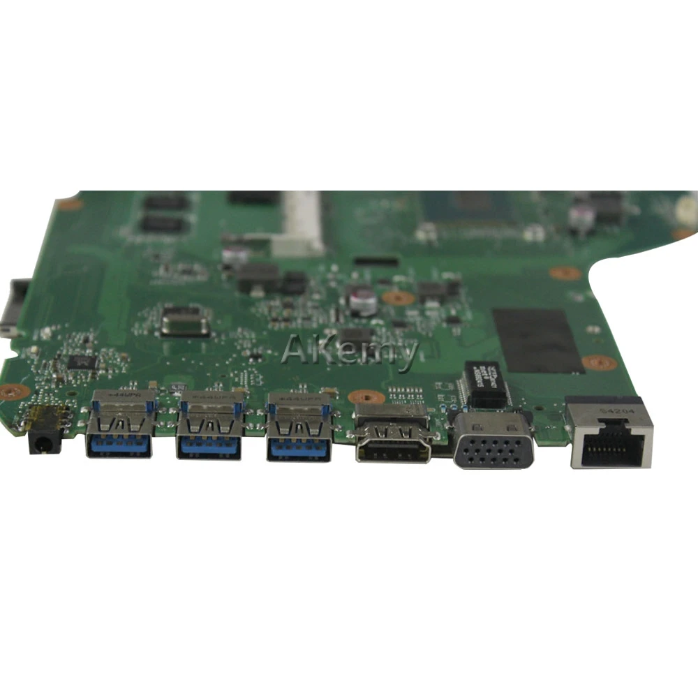 Akemy X751LD материнская плата для ноутбука ASUS X751LN X751LD X751LA тестовая оригинальная материнская плата I5-4200U ЦП 4 Гб ОЗУ GT820M