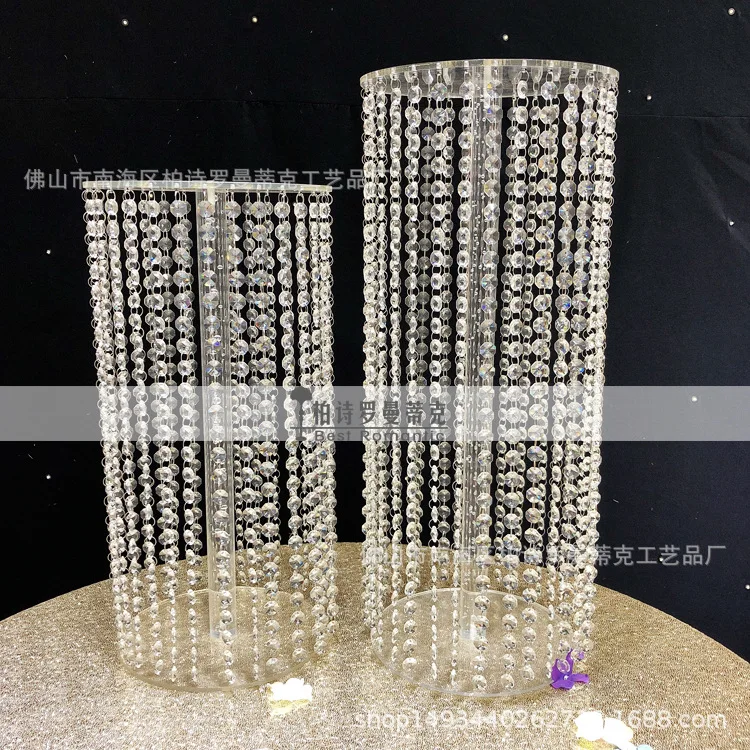 4pcs in set Crystal transparent Cake holder group Birthday acrylic cake stand for wedding party | Дом и сад