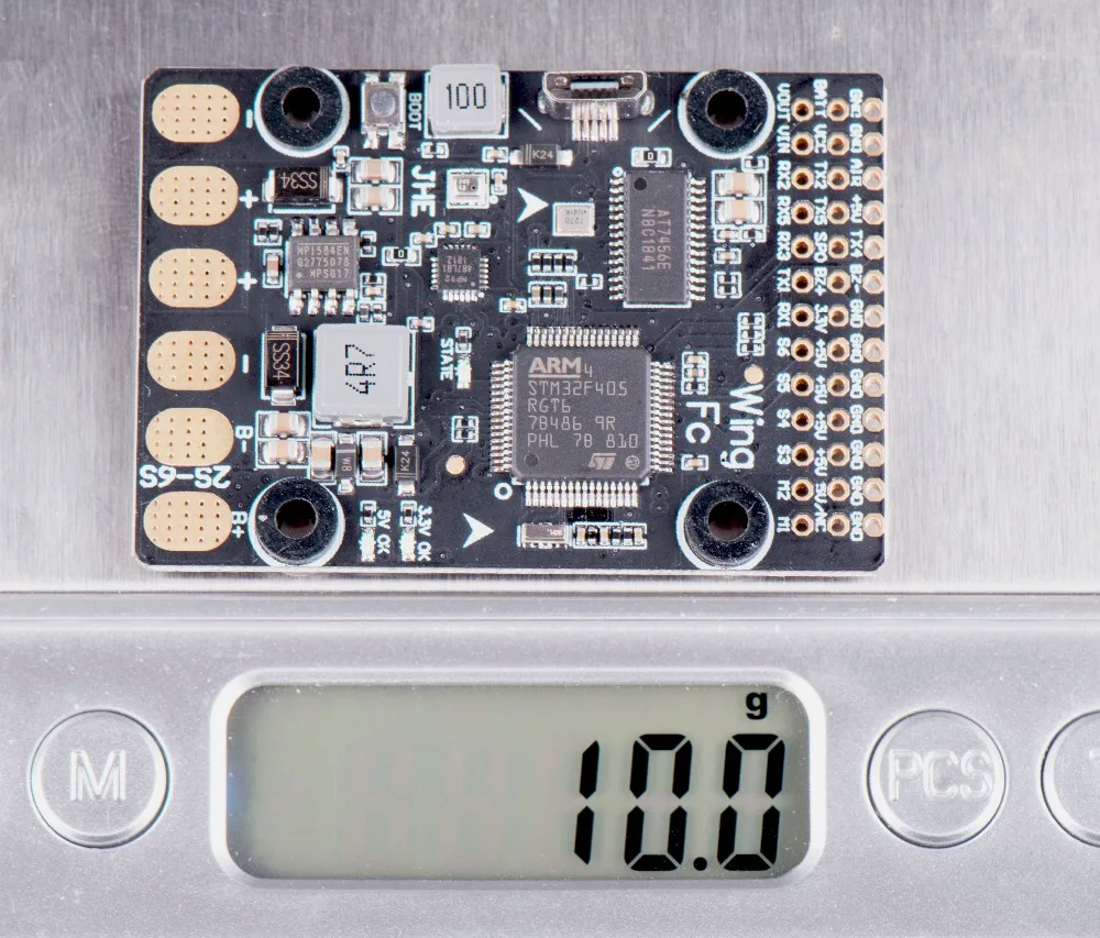 

F4 Fixed-wing Flying wing FC 10DOF FPV INAV Flight Control Built-in OSD BEC w/ Gyro For fixed wing model PK Matek F405-wing F40