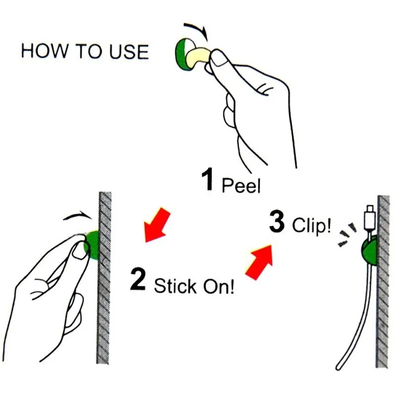 100 шт./лот Мини силиконовая намотка кабеля умный провод проводка шнур Кабельные