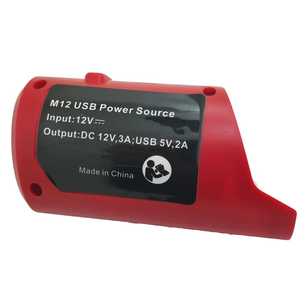 USB-адаптер для зарядного устройства литий-ионных аккумуляторов Milwaukee M12 10 8 В/12 В с