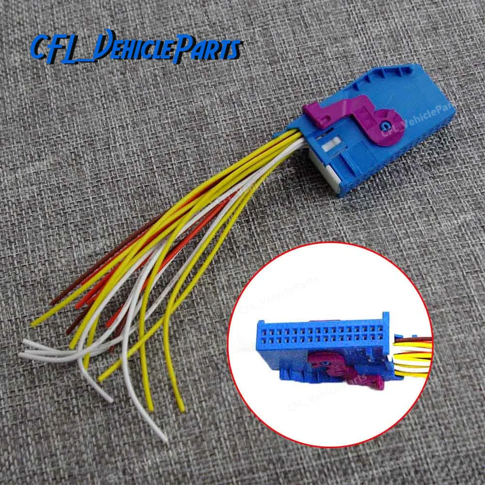 32 pin провода жгута Разъем Адаптера Разъем синий 1J0972977 1J0972977D для Audi A4 A6 Q5 для VW Bora Jetta Passat