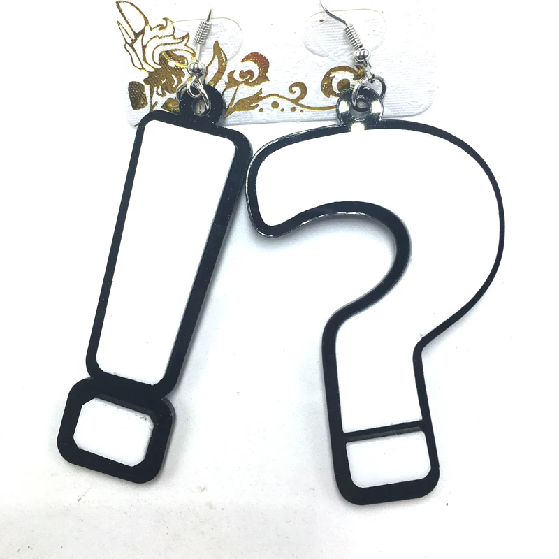 2 парт/Лот! Акриловые серьги с вопросами|acrylic earrings|earrings earringlot lot |