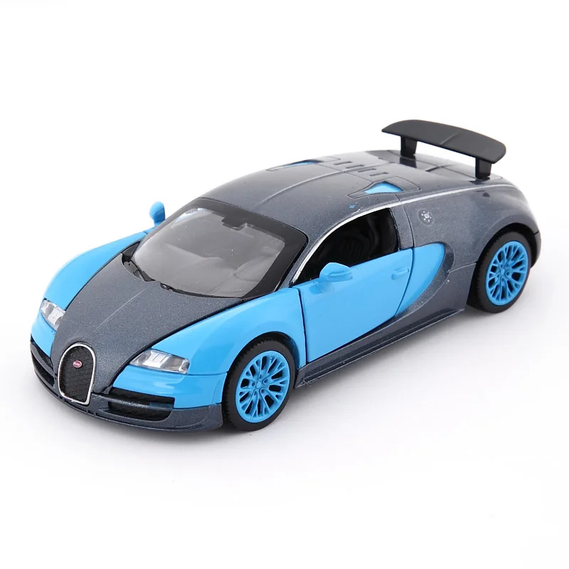 Модель автомобиля Bugatti Veyron coches jugetes литый под давлением эскалация игрушечная