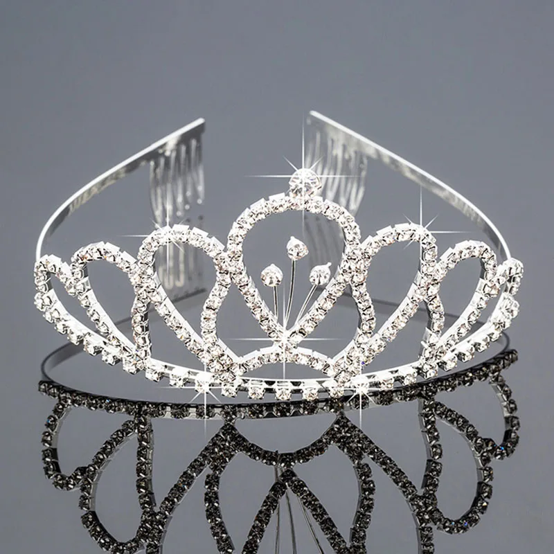zcd031 Роскошный свадебный Кристальные тиары и короны принцессы queen Pageant тиара для выпускного вечера Свадебный ободок аксессуары для волос - Окраска металла: zcd031