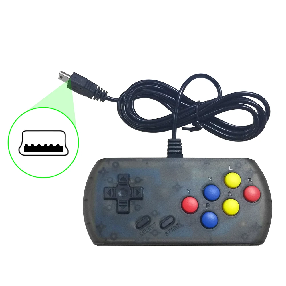 ANBERNIC Ретро игровой fc джойстик аркадный FC USB 8 бит/32 бит/64 бит геймпад/PS1 pubg