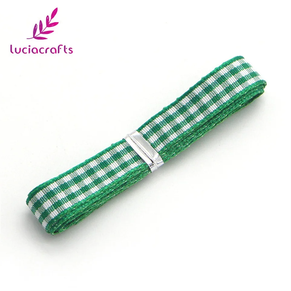 Lucia crafts 5y/18y 9,5-10 мм разные цвета на выбор принт сетки корсажная лента Подарочная посылка DIY аксессуары для волос T0102