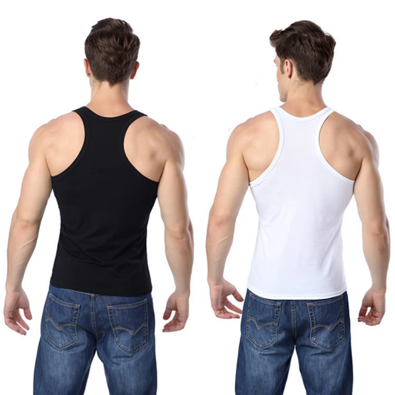 

Men Tank Tops Sexy solid color Sleeveless Tees Shirts Undershirts Bodybuilding Singlets Stringer Muscle Vest Tight underwear