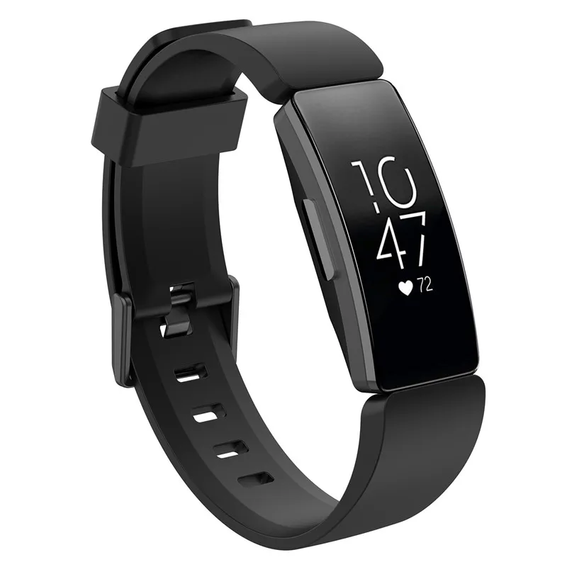 Сменный классический силиконовый ремешок браслет для часов Fitbit inspire/inspire HR