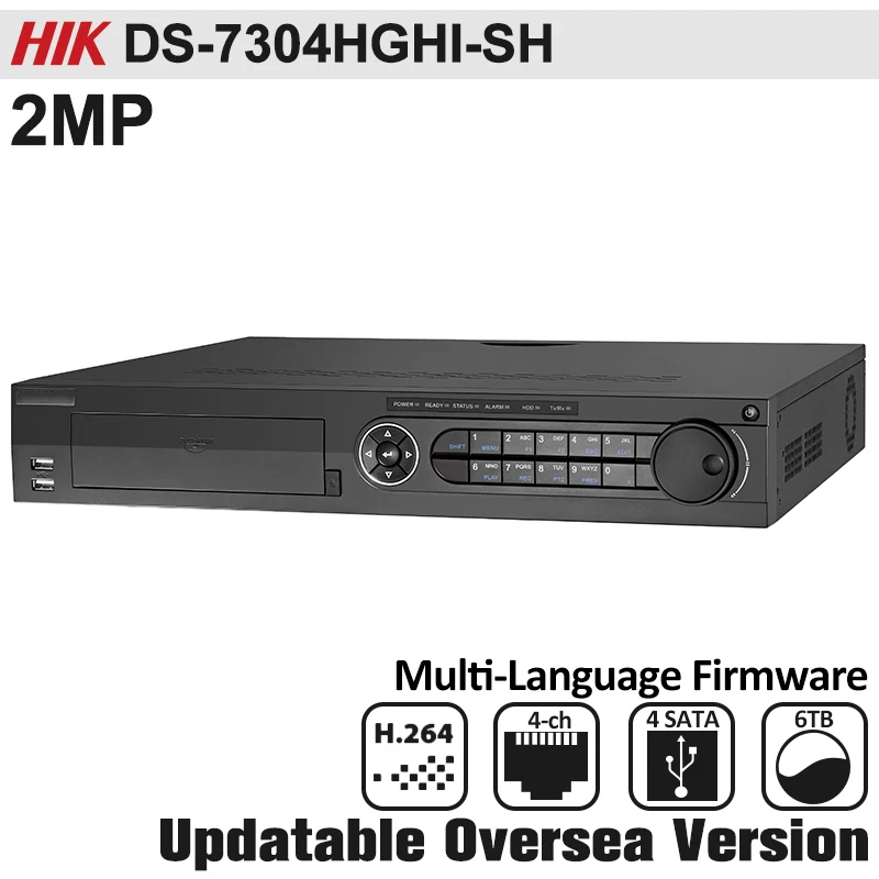 DVR DS-7304HGHI-SH Hik updatedable последние оригинальный мини HD 1080 P видеорегистратор NVR HIKVISION |