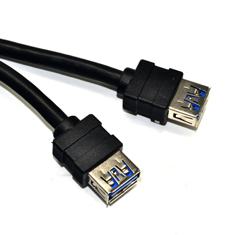 Высокоскоростной Кабель USB 3 0 с двумя портами 20 контактный концентратор адаптер