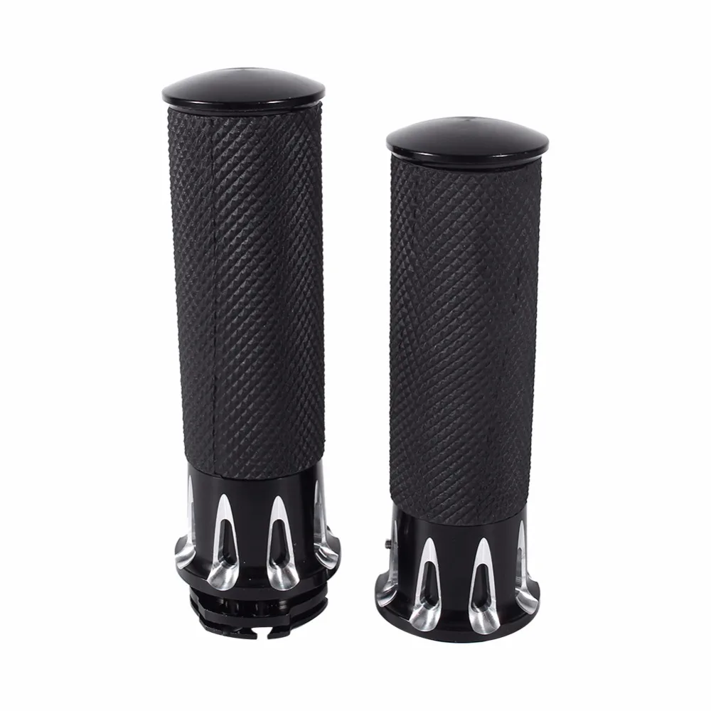 Car styling1 пара новые черные мотоциклетные ручки для мотоцикла 1 &quot25 мм CNC Sportster XL883