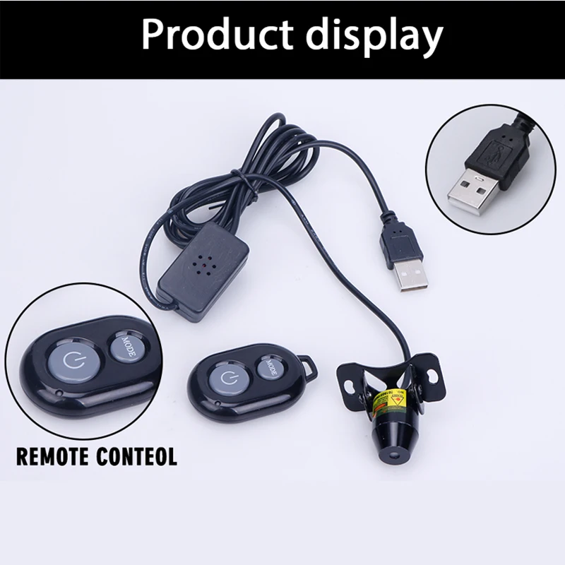 USB LED Автомобильная атмосферная лампа для внутреннего потолка окружающая звезда