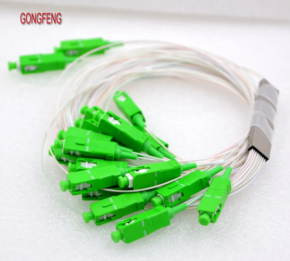 GONGFENG 2 шт. Новый волоконно оптический сплиттер разъем PLC 2:16 волоконный свиной