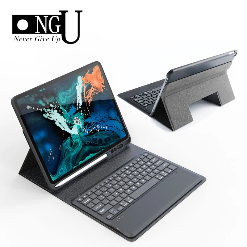 Чехол из искусственной кожи для iPad Pro 12 9 2018 планшет Bluetooth клавиатура чехол