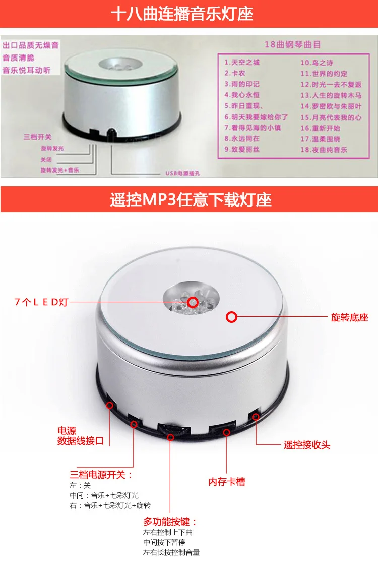 Креативная Музыкальная шкатулка с Bluetooth Медузой, Кристальный подарок на день Святого Валентина, подарок на день рождения для девушки, жены, романтический подарок