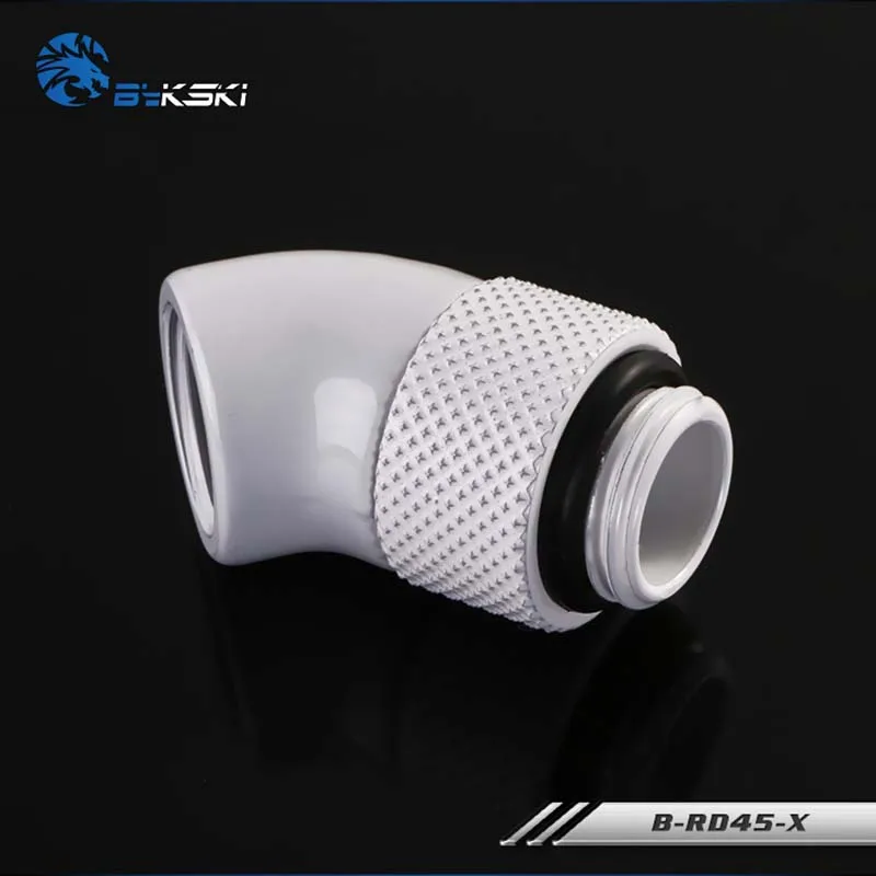 

Bykski B-RD45-X Rotary Fittings,45 degree G1/4' multiple colour for changing the hoses tube's direction water cooler gadget