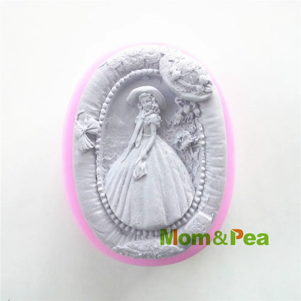 0507 Бесплатная доставка Женская силиконовая форма для мыла Mom & Pea украшение торта