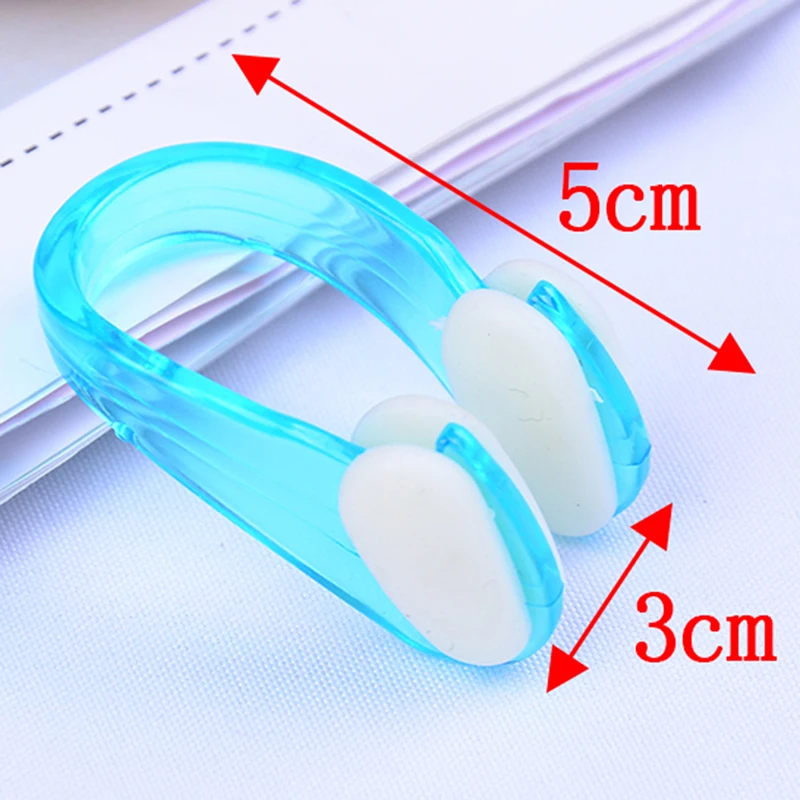 

4pcs Hot Durable No-skid Soft Silicone Steel Wire Nose Clip for Swimming Diving Water Sports Swimming Nose Clip