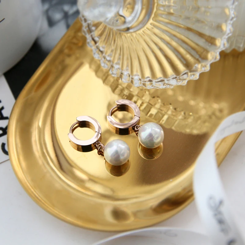 Серьги подвески YUN RUO женские элегантные Висячие ювелирные украшения из