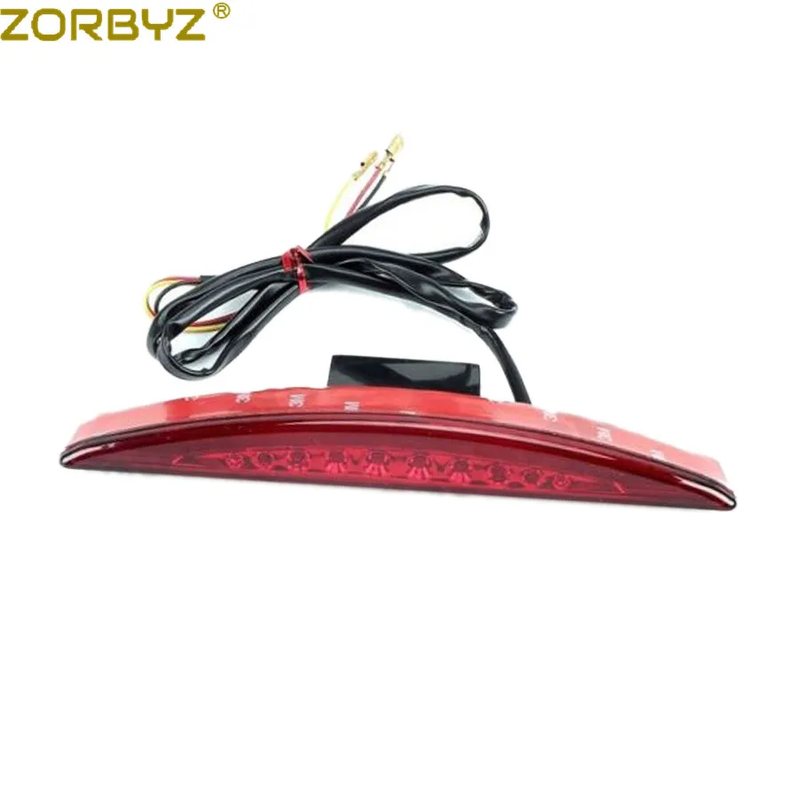 ZORBYZ Мотоцикл Дым/прозрачный/красный светодиодный задняя крышка крыла тормозной
