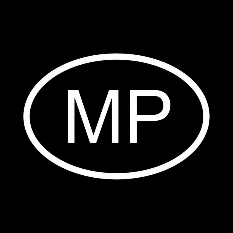 YJZT 14 3 см * 9 7 Автомобильная Наклейка Виниловая наклейка MP Северные Марианские