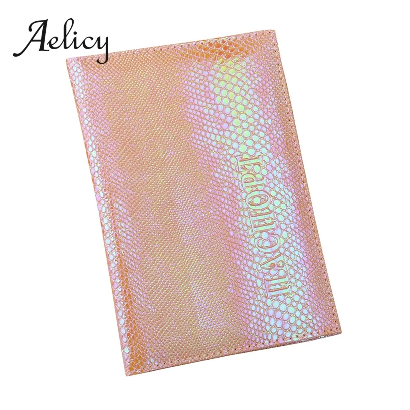 Aelicy Fashion ящерица узор кожа мягкая обложка для паспорта дорожный Держатель