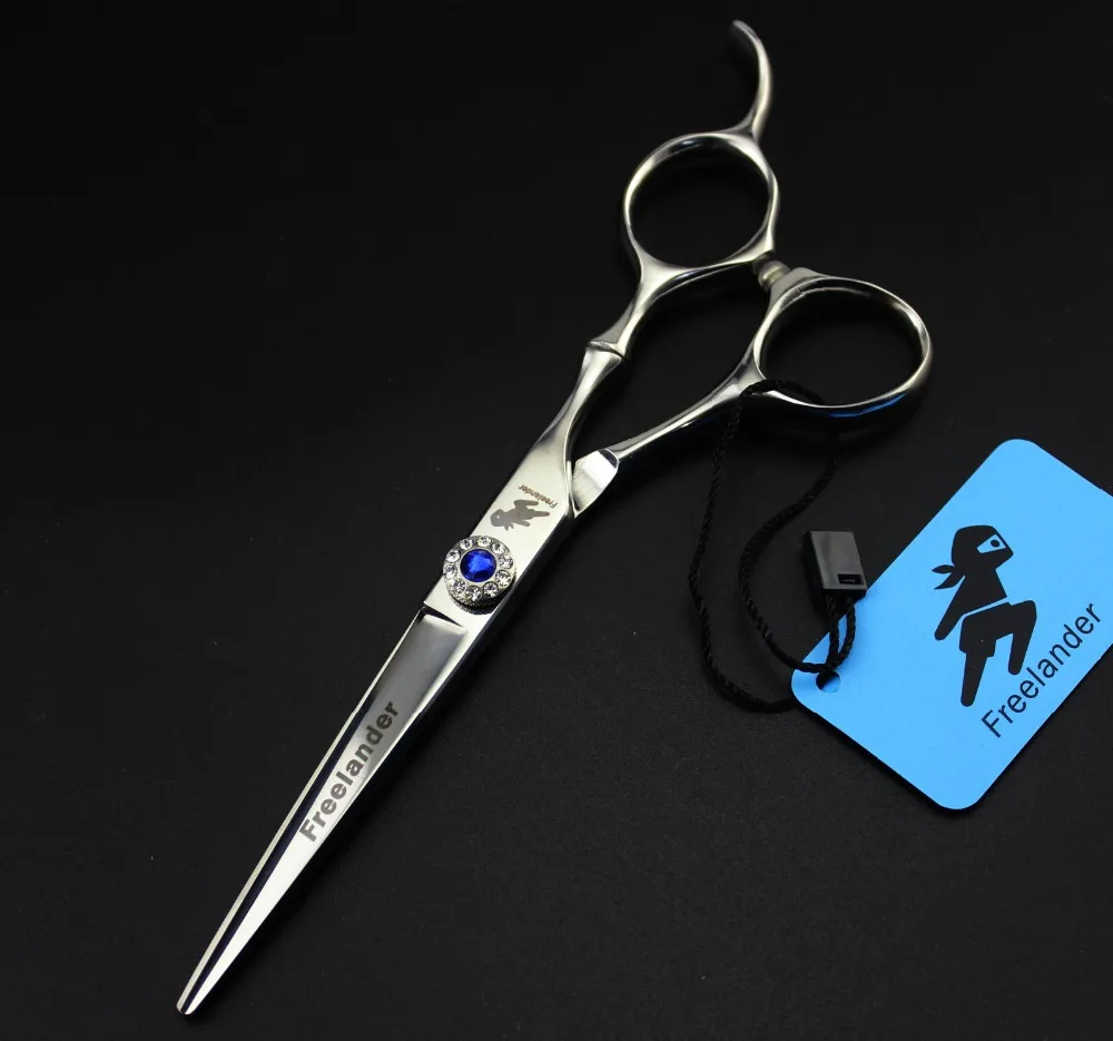 

6.0 inch Freelander Half Bamboo Handle Hairdressing Scissors Flat Shear Liu Hai Shear Tooth Shear Thin