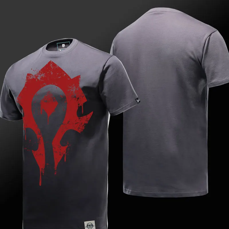 TEE7 Для мужчин игры WOW Повседневное футболка Tribe навсегда эмблема Размеры M-4XL хлопок модный принт Топ хип-хоп мужской Slim Fit Блузка подарок - Цвет: 7