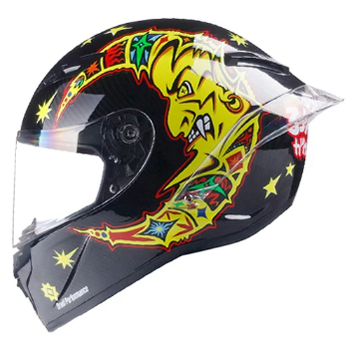 Каск, полнолицевой мотоциклетный шлем, гоночный шлем, DOT approved Cascos para moto, ciclista Capacetes para moto - Цвет: 2