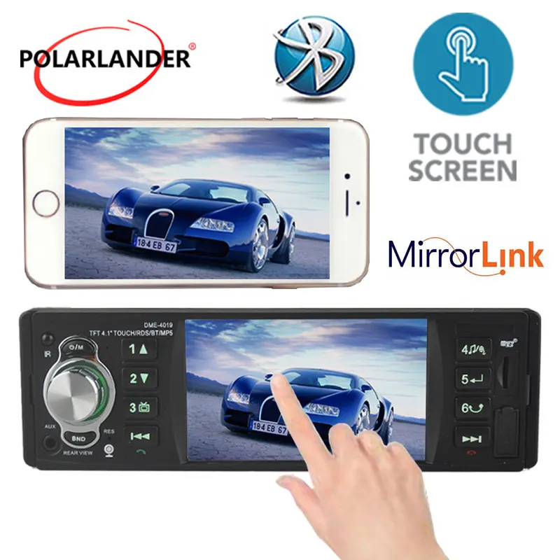 Автомобильное радио USB/SD/FM 1 din автомобильное 4 дюйма Кассетный плеер Авто Радио