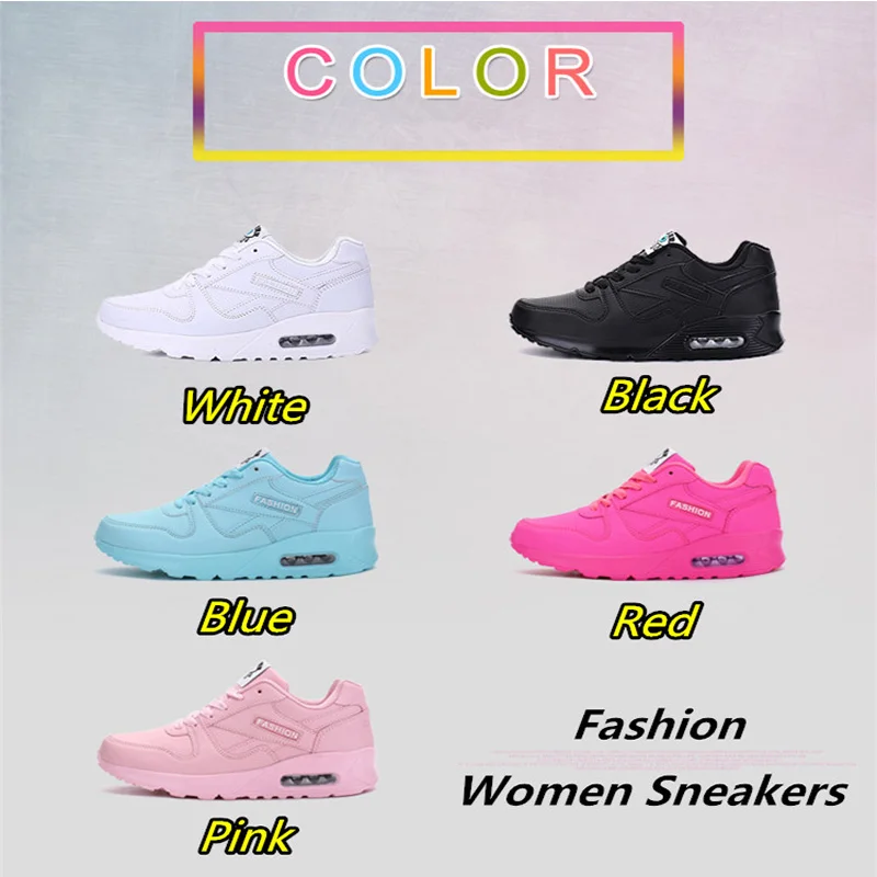 TOURSH Women Running Shoes Air Krasovki Womens Sneakers Zapatillas Deportivas Mujer Pink Size7.5 | Спорт и развлечения