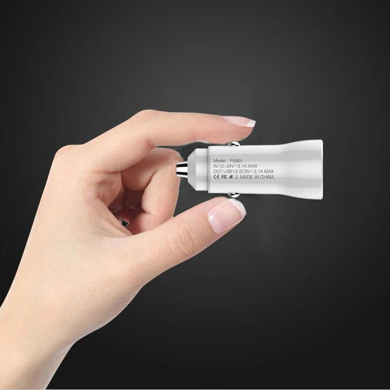Быстрое Автомобильное зарядное устройство USB Quick Charge 3 0 2 с двумя зарядными