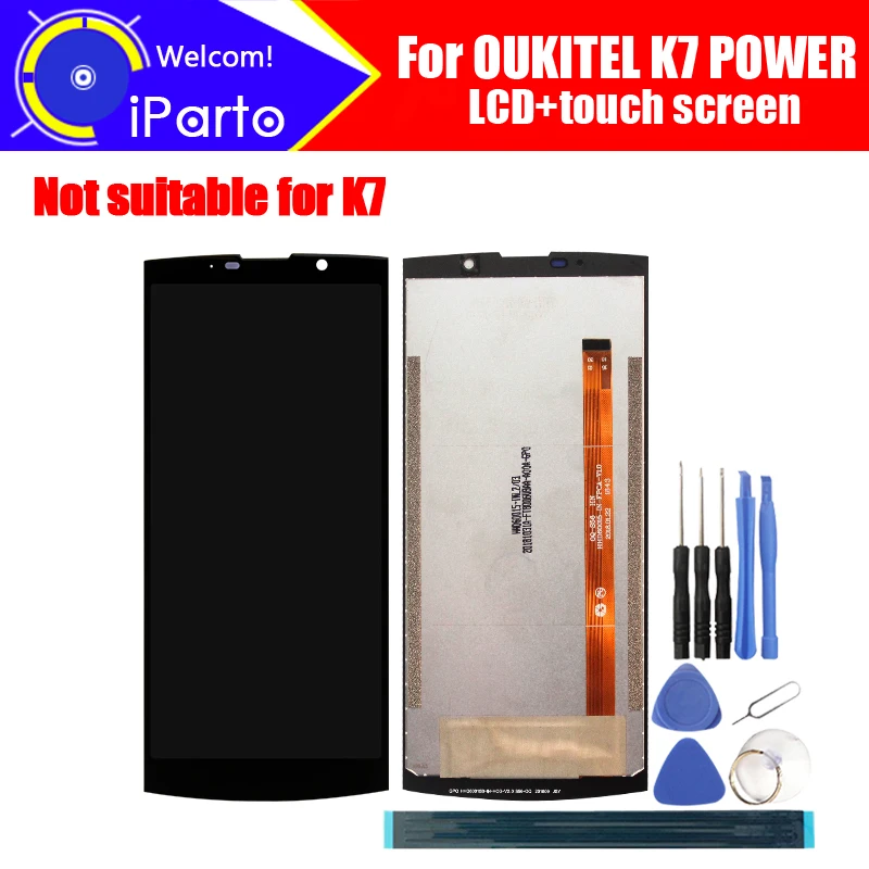 ЖК дисплей OUKITEL K7 6 0 дюйма кодирующий преобразователь сенсорного экрана в сборе