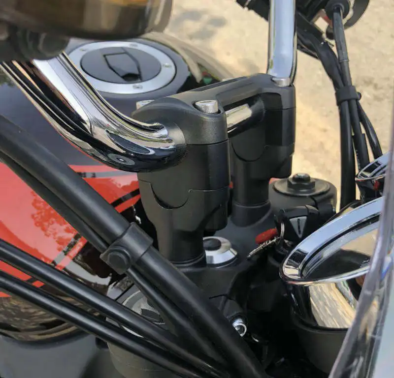 Модифицированные адаптеры для установки на руль Kawasaki Z900RS 2018|Руль велосипеда| |