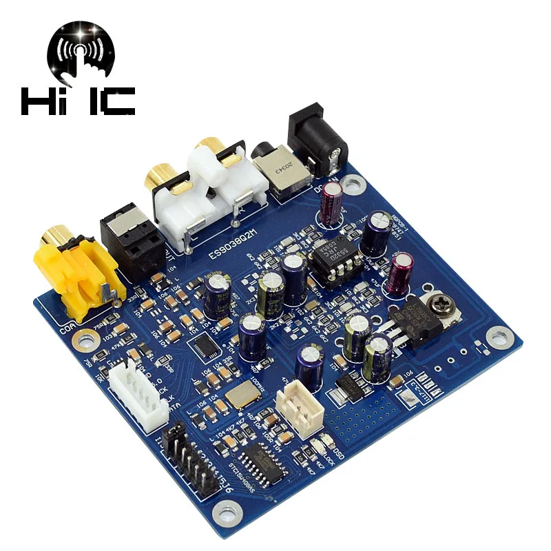 ES9038Q2M ES9038 Q2M I2S DSD оптический коаксиальный вход декодер DAC выход для наушников HiFi