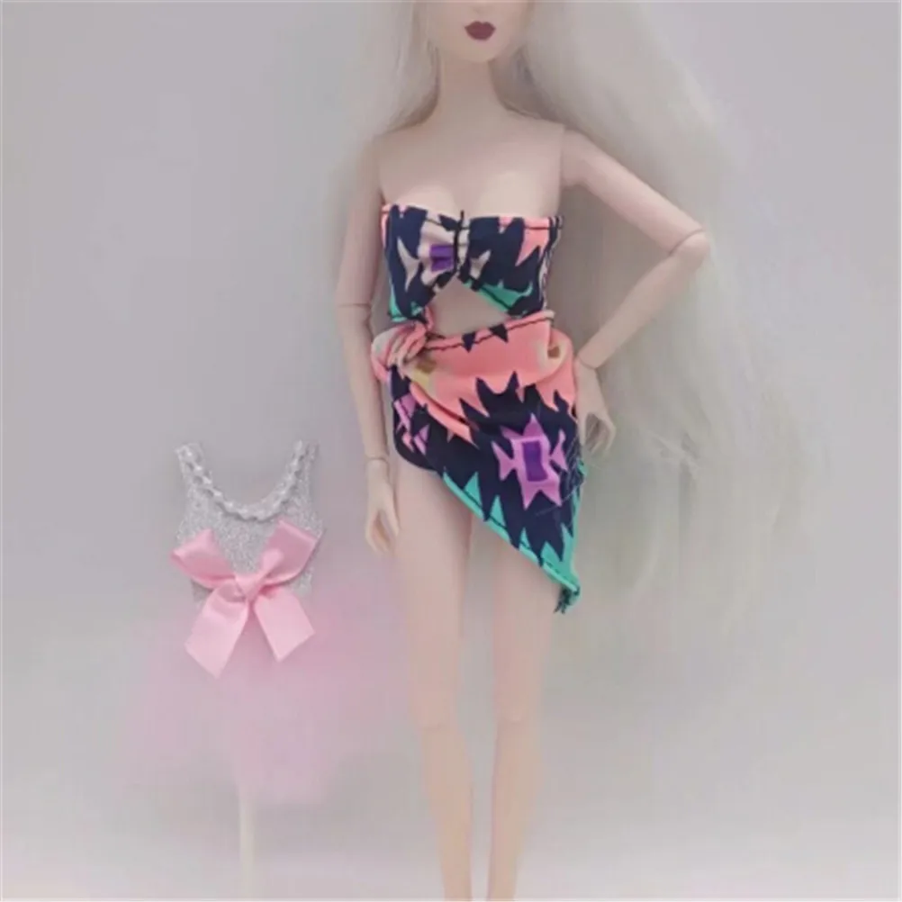 

Fashion Random Handmade Swimwear Mixed Style Summer Beach Bikini Swimsuits Clothes For Doll Accessories Girls Gift Toys