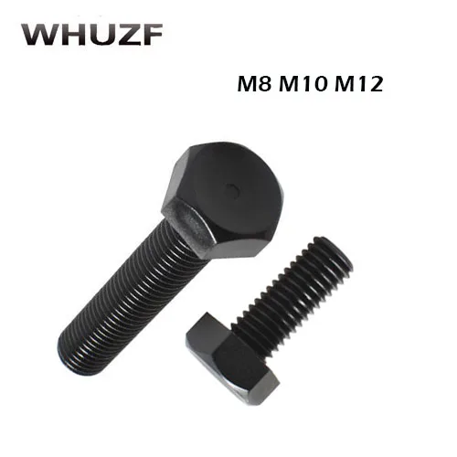 

M8 M10 M12*8/10/12-50mm Black Nylon Hexagonal Screw Hexagonal Plastic Bolt Plastic Insulated Bolt