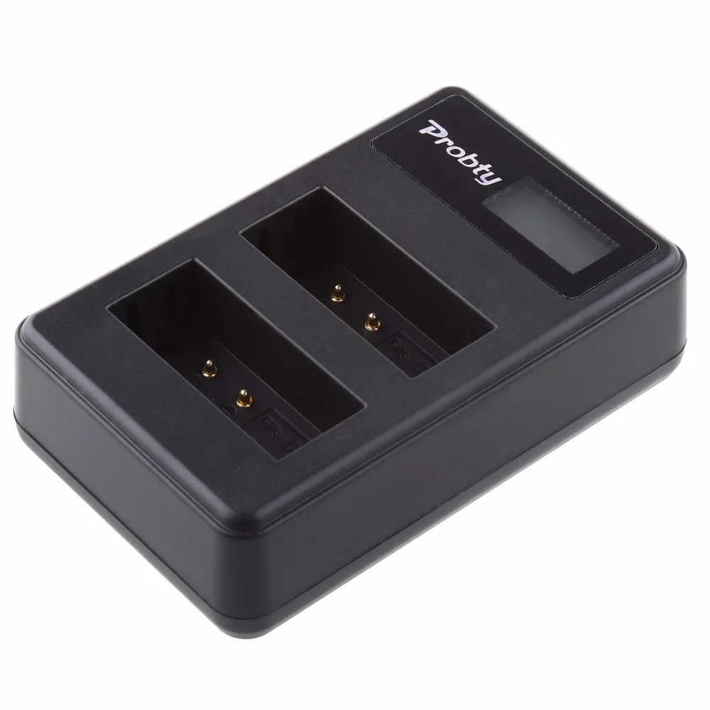 Штепсельная Вилка Probty с 2 портами двойное зарядное устройство разъемом USB для Canon