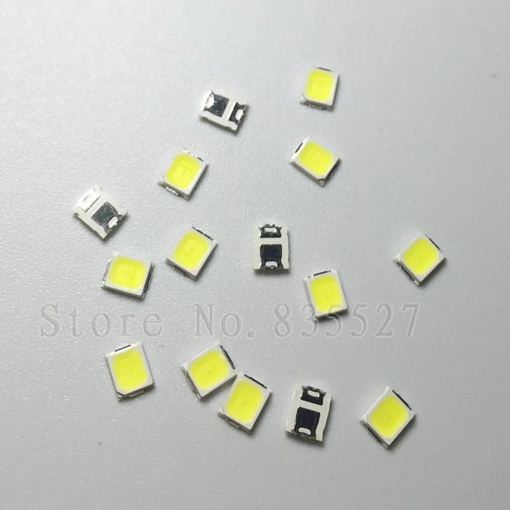 200 шт./лот 2835 SMD чистый белый/натуральный белый/теплый белый/холодный белый