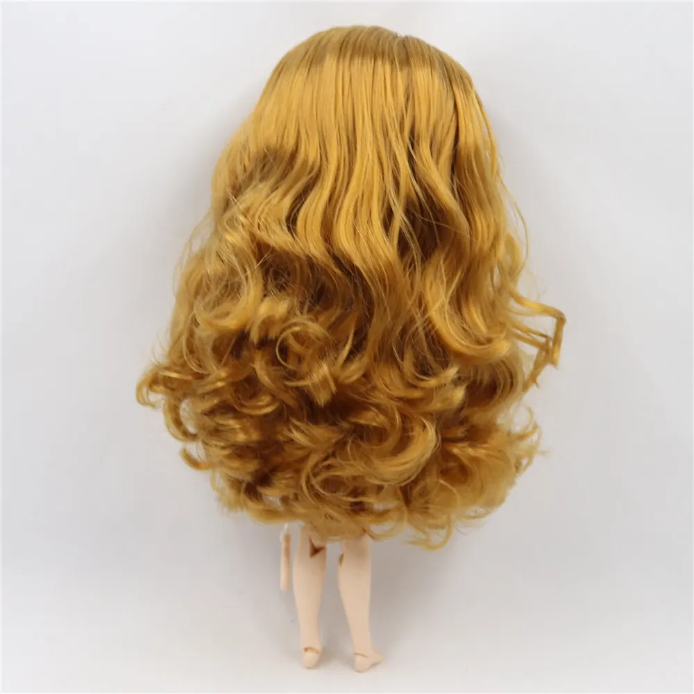 Ледяной DBS Blyth кукольные 1/6 bjd из белой кожи Матовые шарнирное тело золотых волос.